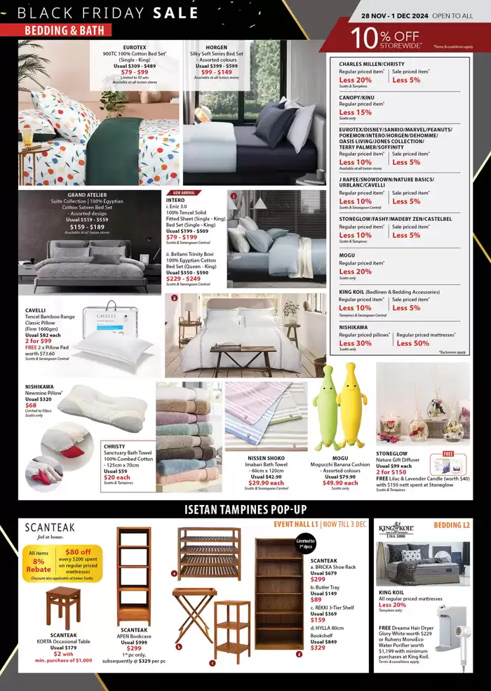 Isetan catalogue in Singapore | Top offers for all bargain hunters | 26/11/2024 - 10/12/2024