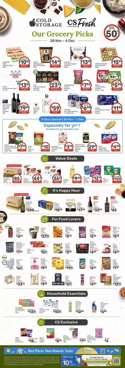 Cold Storage catalogue in Singapore | CS Grocery Ad | 28/11/2024 - 12/12/2024