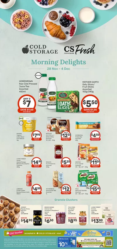 Cold Storage catalogue in Singapore | Breakfast Ad | 28/11/2024 - 12/12/2024