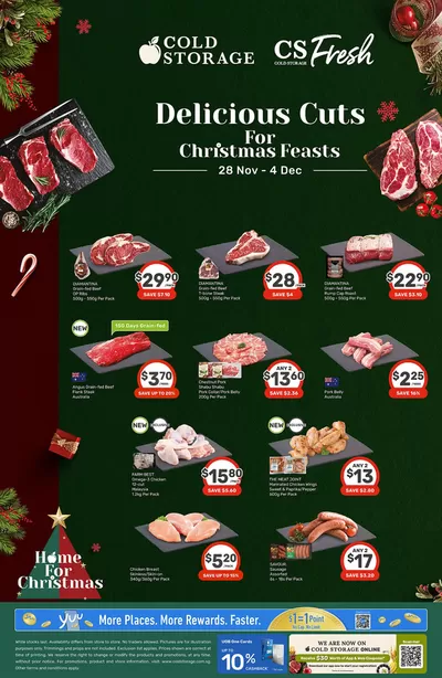 Cold Storage catalogue in Singapore | Delicious Cuts Ad | 28/11/2024 - 12/12/2024