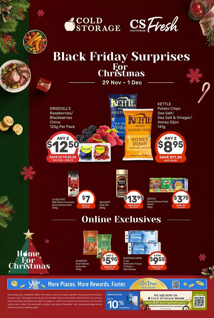 Cold Storage catalogue in Singapore | Black Friday Ad | 30/11/2024 - 14/12/2024