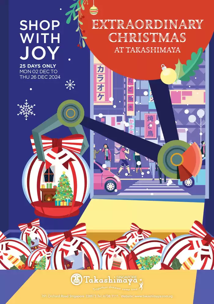 Takashimaya catalogue in Singapore | Shop With Joy  | 03/12/2024 - 17/12/2024