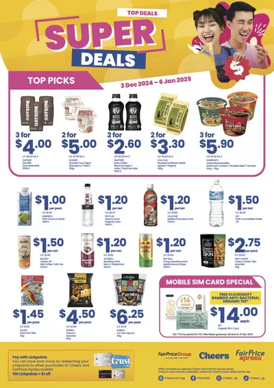 Cheers catalogue in Singapore | Top Deals | 04/12/2024 - 18/12/2024