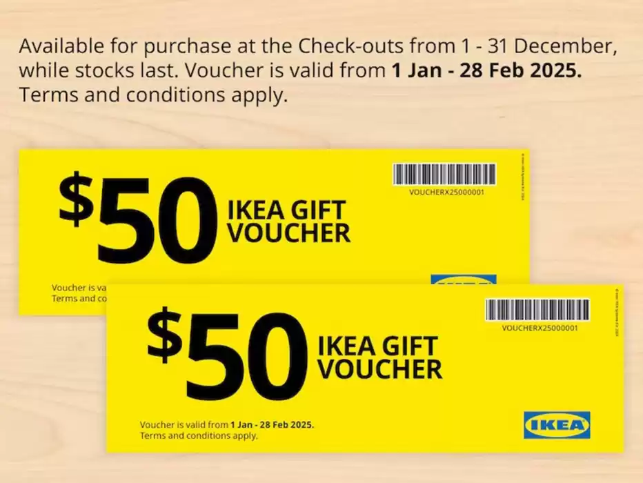 IKEA catalogue in Singapore | Get your $50 IKEA flat packed gift, for only $40! | 04/12/2024 - 31/12/2024