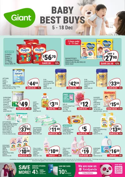 Giant catalogue in Singapore | Baby Best Buys | 05/12/2024 - 18/12/2024