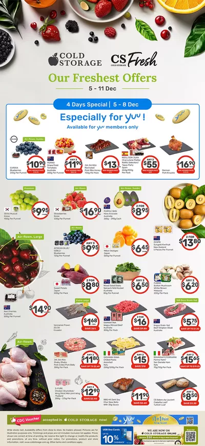 Cold Storage catalogue in Singapore | CS Fresh Ad | 05/12/2024 - 19/12/2024