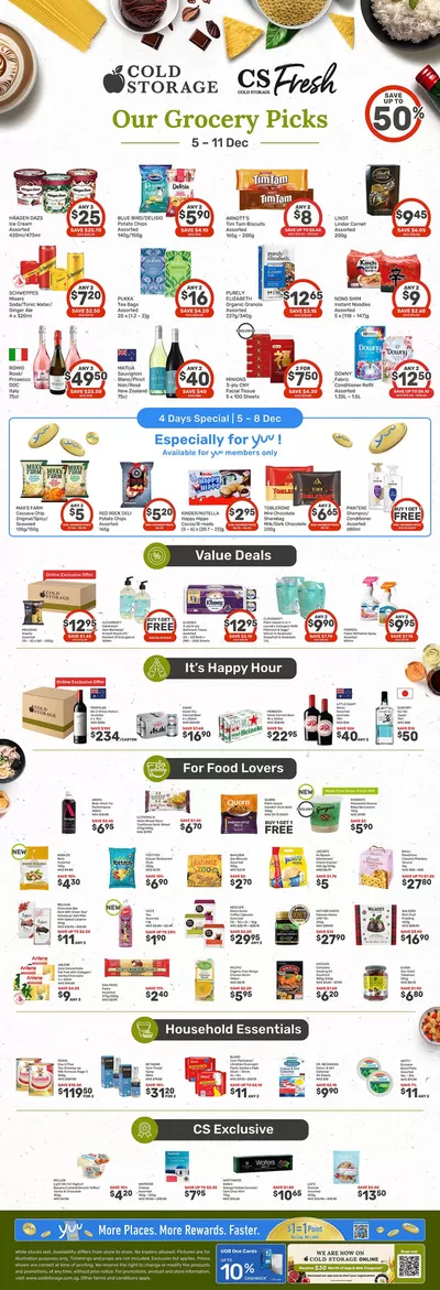 Cold Storage catalogue in Singapore | CS Grocery Ad | 05/12/2024 - 19/12/2024