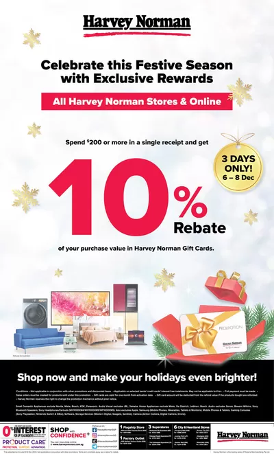 Home & Furniture offers | Straits Times 7 December 10% Rebate in Harvey Norman | 07/12/2024 - 21/12/2024