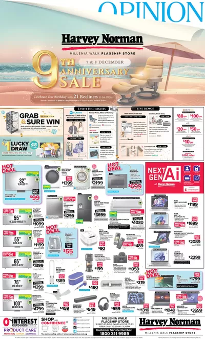 Home & Furniture offers | Our best offers for you in Harvey Norman | 07/12/2024 - 21/12/2024