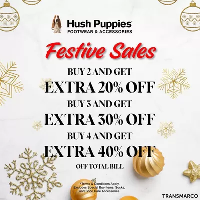 Hush Puppies catalogue in Singapore | Festive sale | 11/12/2024 - 31/12/2024