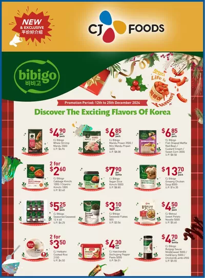 FairPrice catalogue in Singapore | Discover The Exciting Flavors Of Korea | 12/12/2024 - 25/12/2024