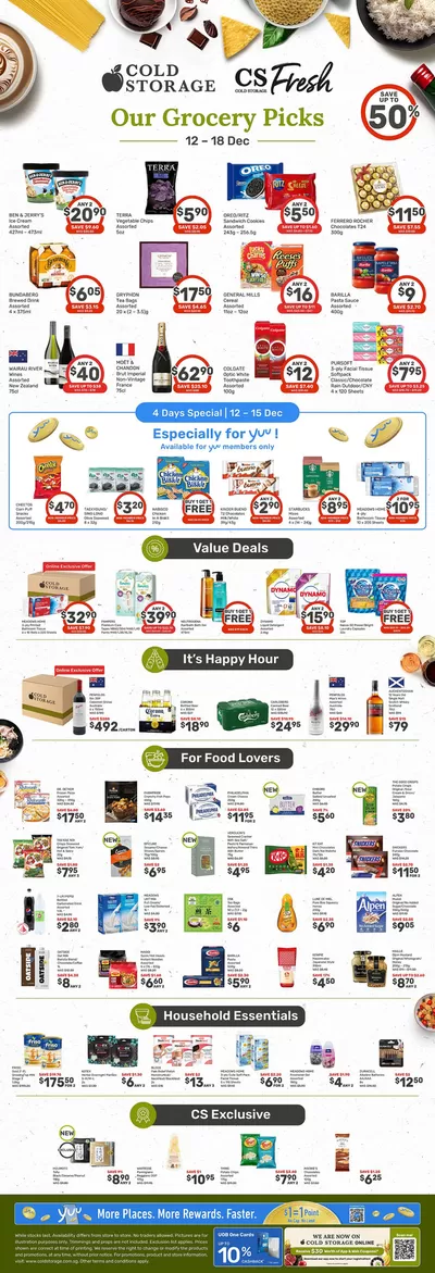 Cold Storage catalogue in Singapore | CS Grocery Ad | 12/12/2024 - 26/12/2024