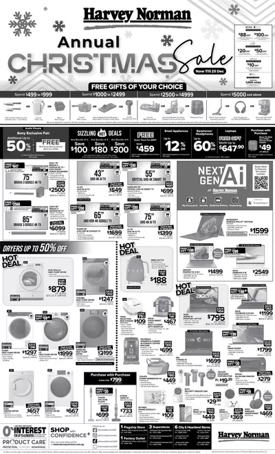 Home & Furniture offers | Straits Times 14 December Annual Christmas Sale in Harvey Norman | 14/12/2024 - 28/12/2024