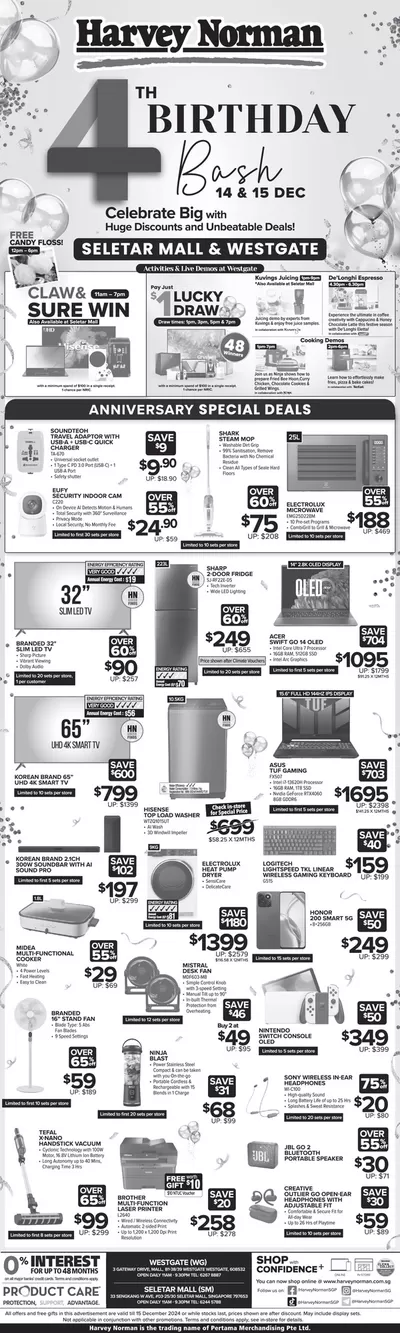 Harvey Norman catalogue in Singapore | Harvey Norman promotion | 14/12/2024 - 28/12/2024