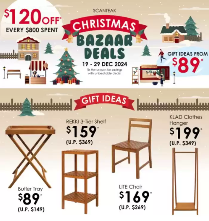 Scanteak catalogue in Singapore | Bazaar sale | 19/12/2024 - 29/12/2024