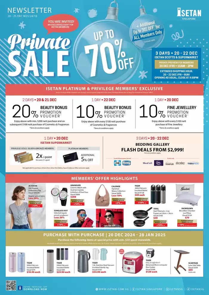 Isetan catalogue | Isetan promotion | 18/12/2024 - 01/01/2025