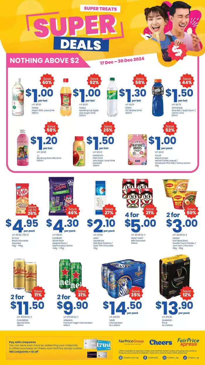 Cheers catalogue in Singapore | Super Treats | 19/12/2024 - 02/01/2025