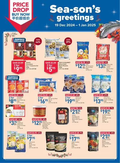 FairPrice catalogue in Singapore | Sea-Son's Greetings | 19/12/2024 - 02/01/2025