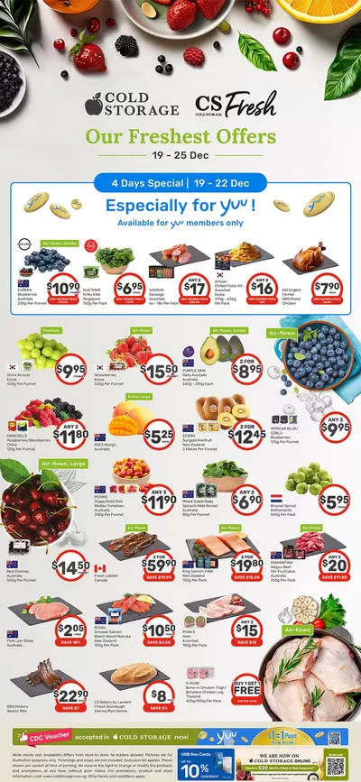 Cold Storage catalogue in Singapore | CS Fresh Ad | 19/12/2024 - 02/01/2025