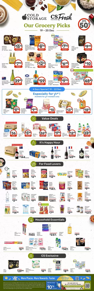 Cold Storage catalogue in Singapore | CS Grocery Ad | 19/12/2024 - 02/01/2025