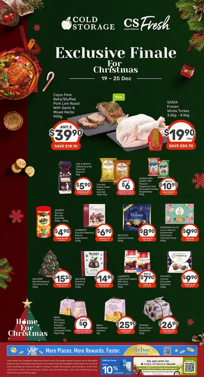 Cold Storage catalogue in Singapore | Christmas 2024 Ad | 19/12/2024 - 02/01/2025