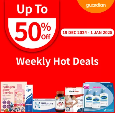 Beauty & Health offers | Weekly hot deals in Guardian | 20/12/2024 - 01/01/2025