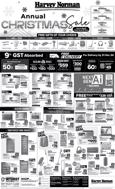 Harvey Norman catalogue | Straits Times 21 December Annual Christmas Sale | 21/12/2024 - 04/01/2025