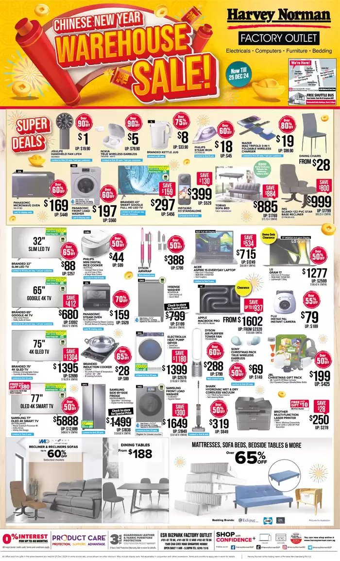 Harvey Norman catalogue | Current special promotions | 21/12/2024 - 04/01/2025