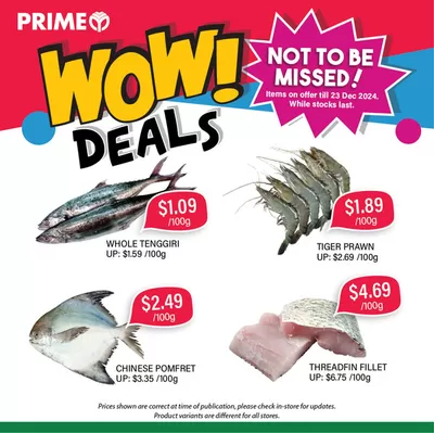 Prime Supermarket catalogue in Singapore | Exclusive deals and bargains | 22/12/2024 - 05/01/2025