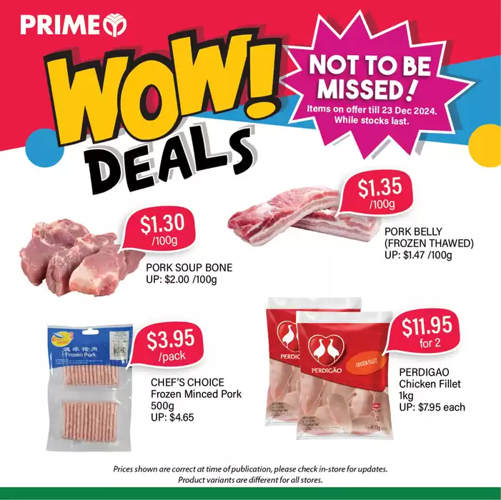 Prime Supermarket catalogue in Singapore | Offers for bargain hunters | 22/12/2024 - 05/01/2025