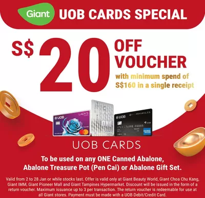 Giant catalogue in Singapore | UOB Abalone Exclusive | 26/12/2024 - 28/01/2025