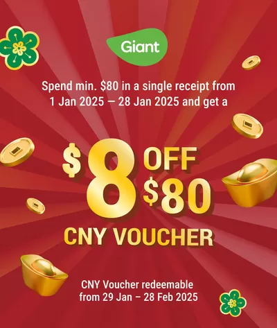 Giant catalogue in Singapore | CNY Voucher | 26/12/2024 - 28/02/2025