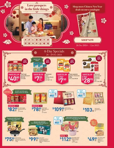 FairPrice catalogue in Singapore | Love Prospers In The Little Things | 26/12/2024 - 09/01/2025