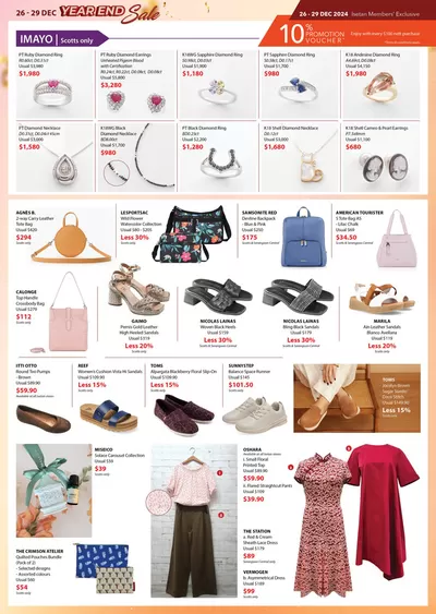 Department Stores offers | Top deals for all customers in Isetan | 26/12/2024 - 09/01/2025