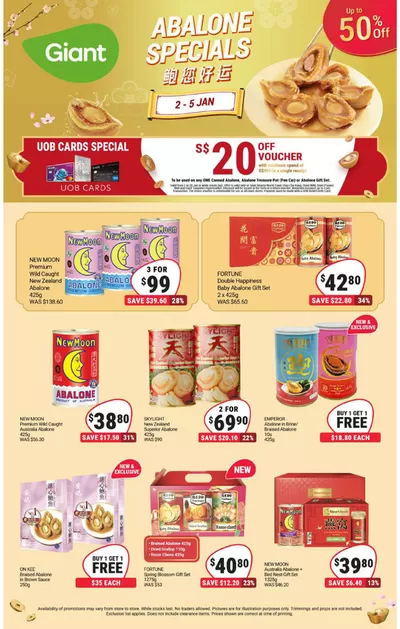 Giant catalogue in Singapore | Abalone Specials | 02/01/2025 - 05/01/2025