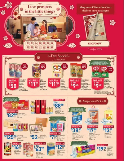 FairPrice catalogue in Singapore | Love Prospers In The Little Things | 02/01/2025 - 08/01/2025