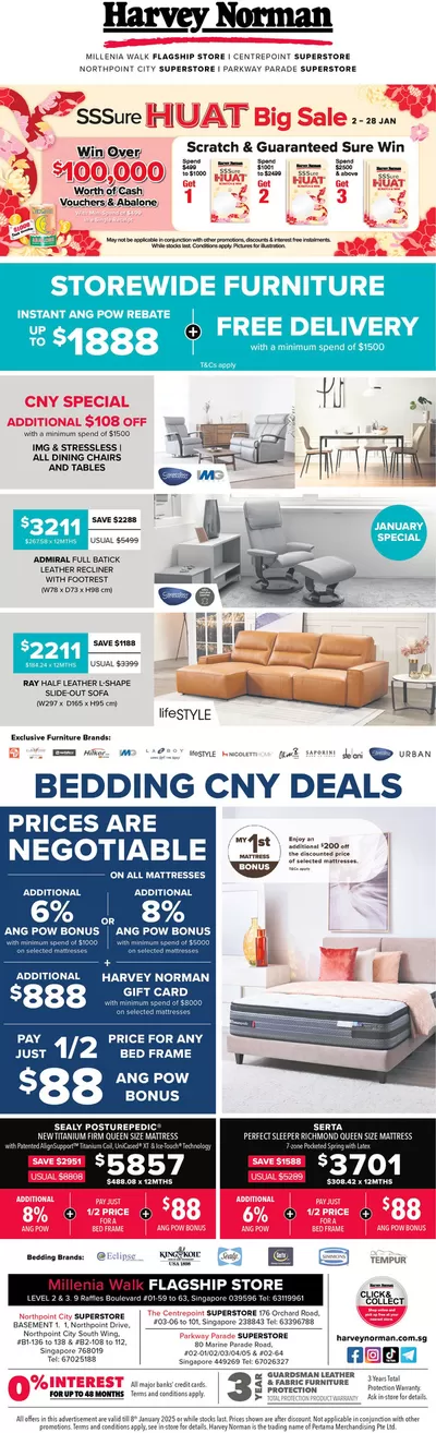 Harvey Norman catalogue in Singapore | Harvey Norman promotion | 04/01/2025 - 11/01/2025