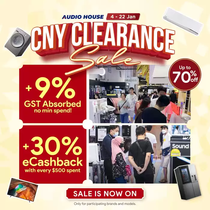 Audio House catalogue in Singapore | CNY clearance sale | 06/01/2025 - 22/01/2025