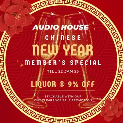 Electronics & Appliances offers | 9% Off all Liqours in Audio House | 08/01/2025 - 22/01/2025