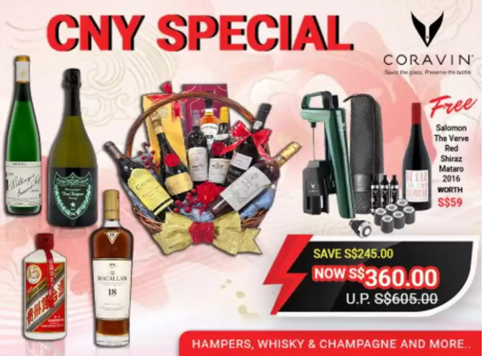 The Oaks Cellars catalogue in Singapore | CNY special | 09/01/2025 - 31/01/2025