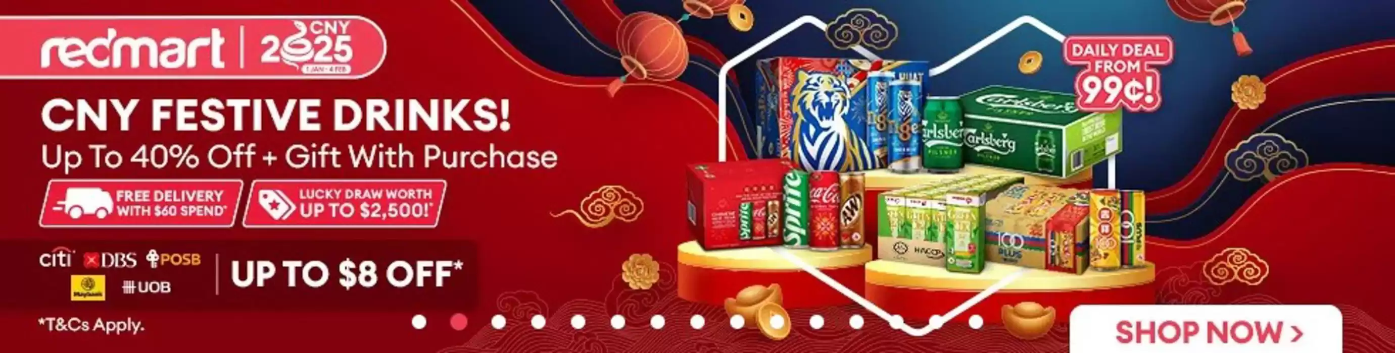 RedMart catalogue | CNY festive drinks | 09/01/2025 - 31/01/2025