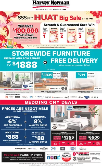 Home & Furniture offers | Attractive special offers for everyone in Harvey Norman | 11/01/2025 - 18/01/2025