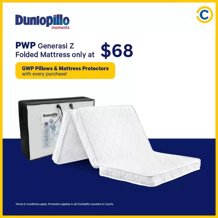 Dunlopillo catalogue in Singapore | Up to 30% off | 13/01/2025 - 19/01/2025