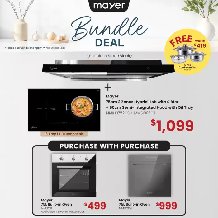 Mayer catalogue in Singapore | Bundle deal | 15/01/2025 - 31/03/2025