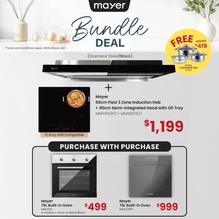 Mayer catalogue in Singapore | Bundle deal | 15/01/2025 - 31/03/2025