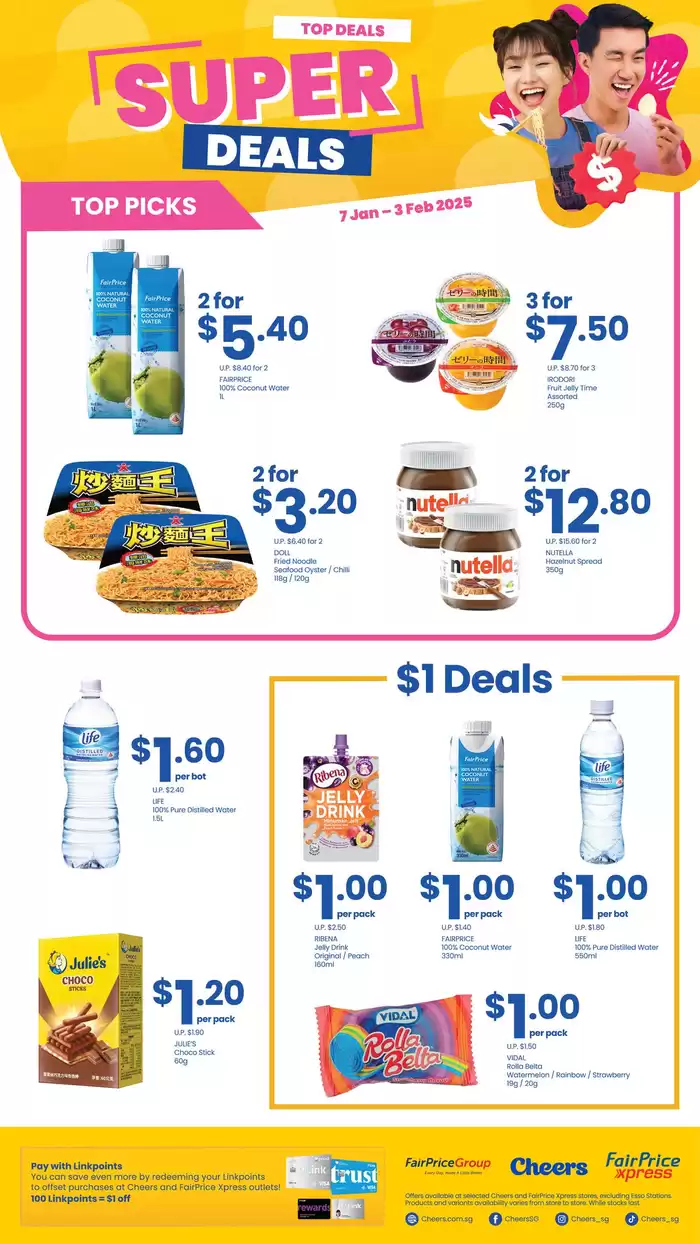 Cheers catalogue in Singapore | Top Deals | 16/01/2025 - 23/01/2025