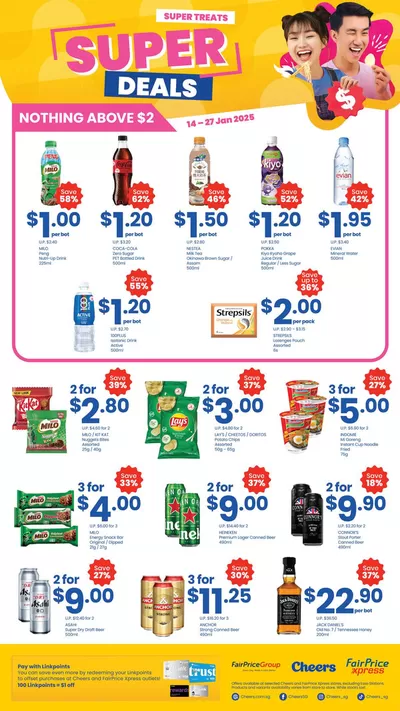 Cheers catalogue in Singapore | Super Treats | 16/01/2025 - 23/01/2025