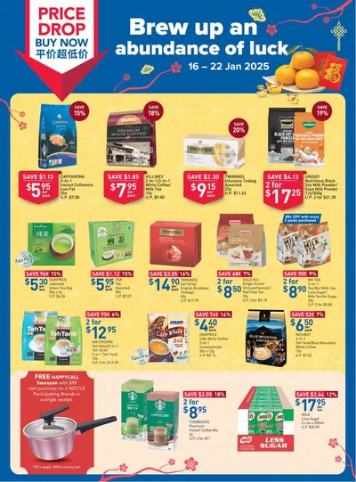 FairPrice catalogue in Singapore | Brew Up An Abundance Of Luck | 16/01/2025 - 22/01/2025