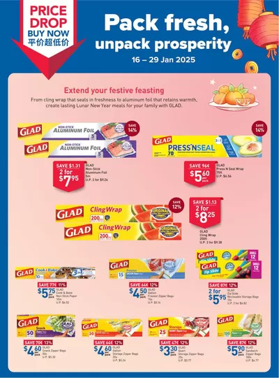 FairPrice catalogue in Singapore | Pack Fresh, Unpack Prosperity | 16/01/2025 - 22/01/2025