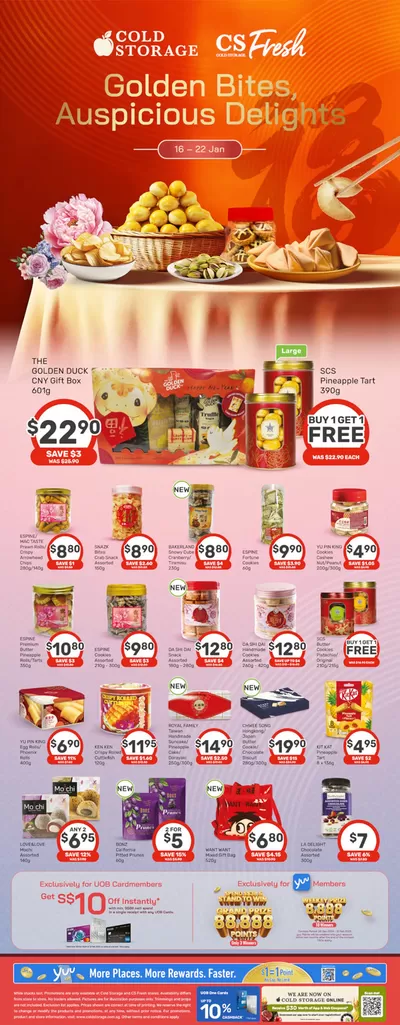 Cold Storage catalogue in Singapore | Snacks Ad | 16/01/2025 - 23/01/2025